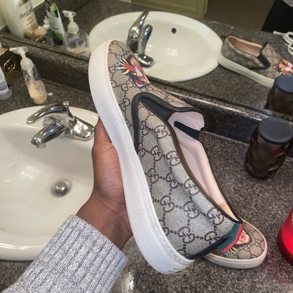 Gg supreme angry cat slip ons - Picture 3 of 11